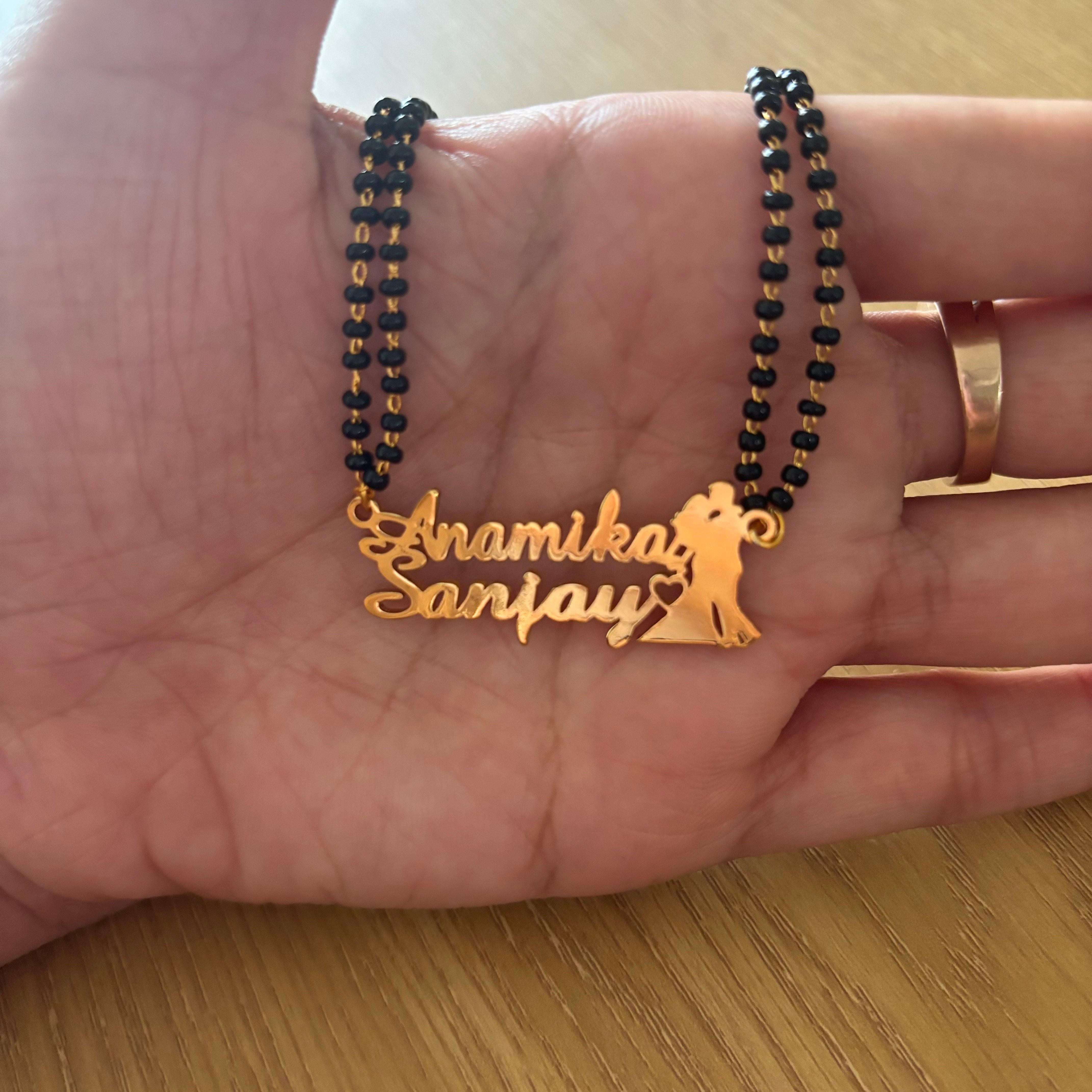 Cute Couple Name Necklace