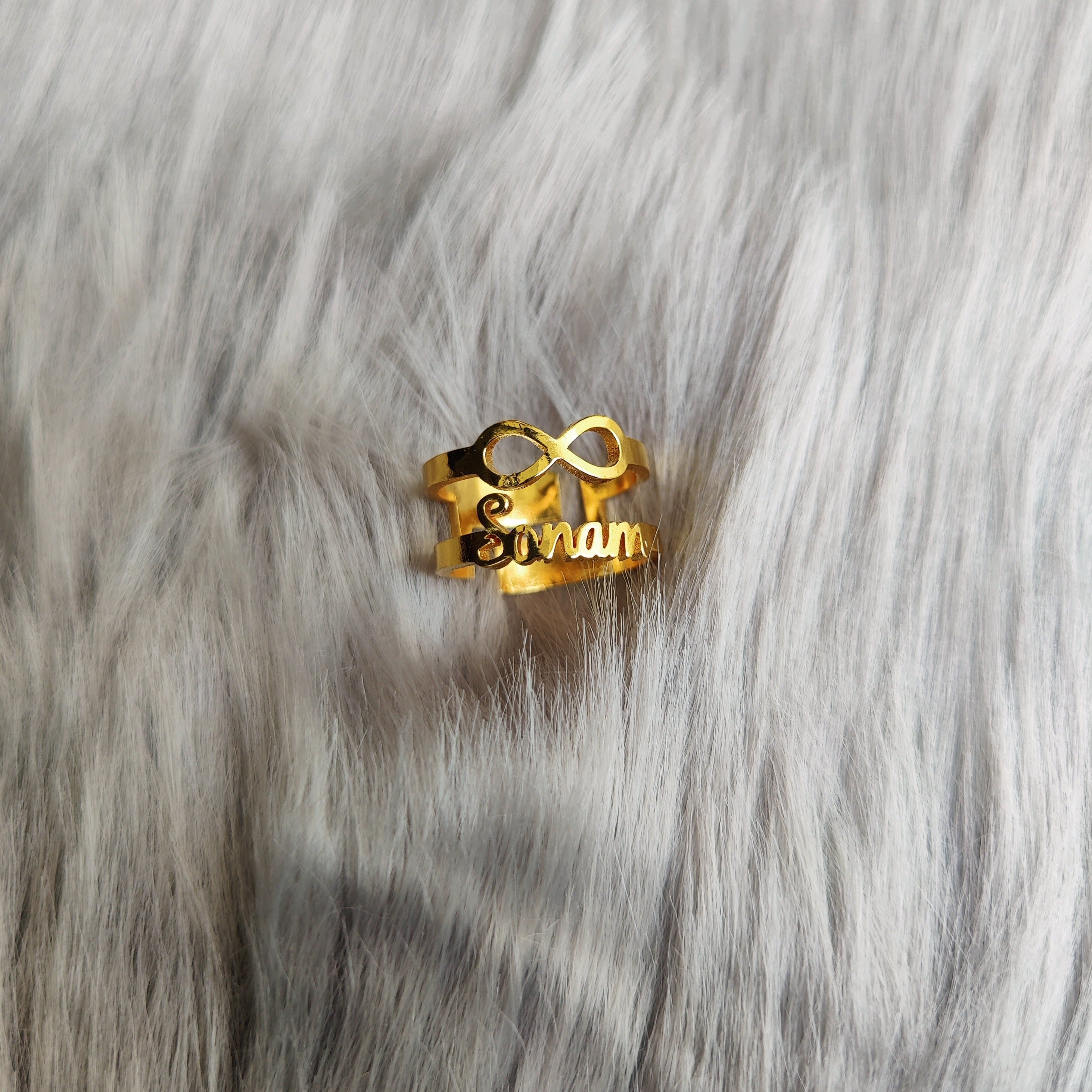 Customize Infinite Name Ring