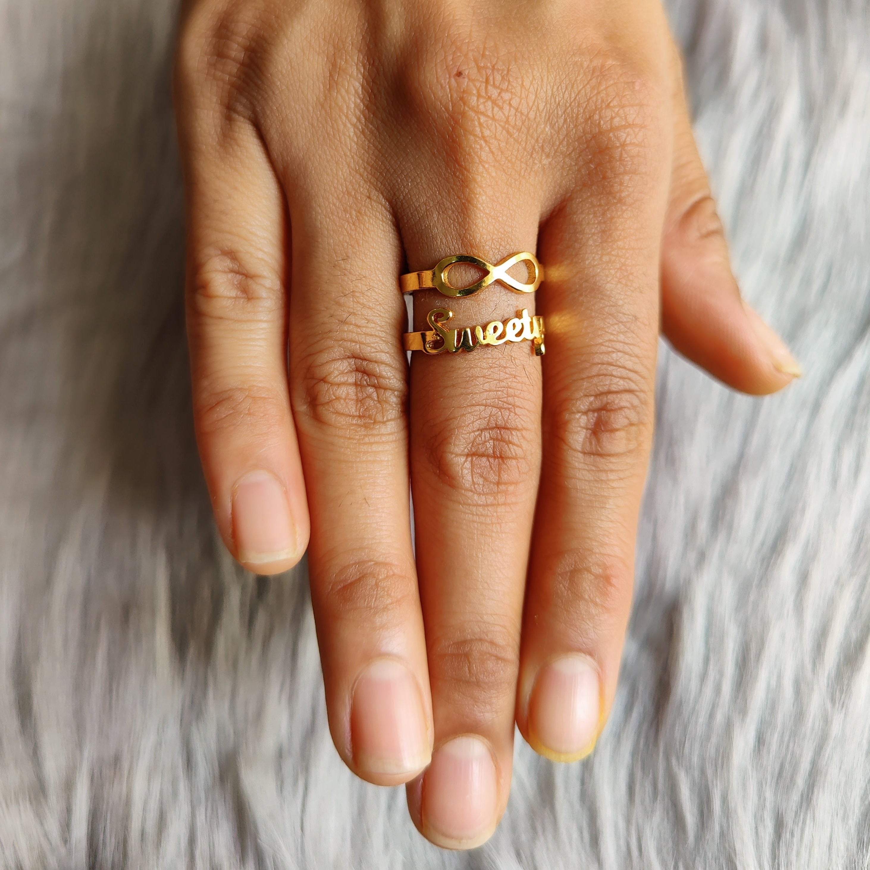 Customize Infinite Name Ring