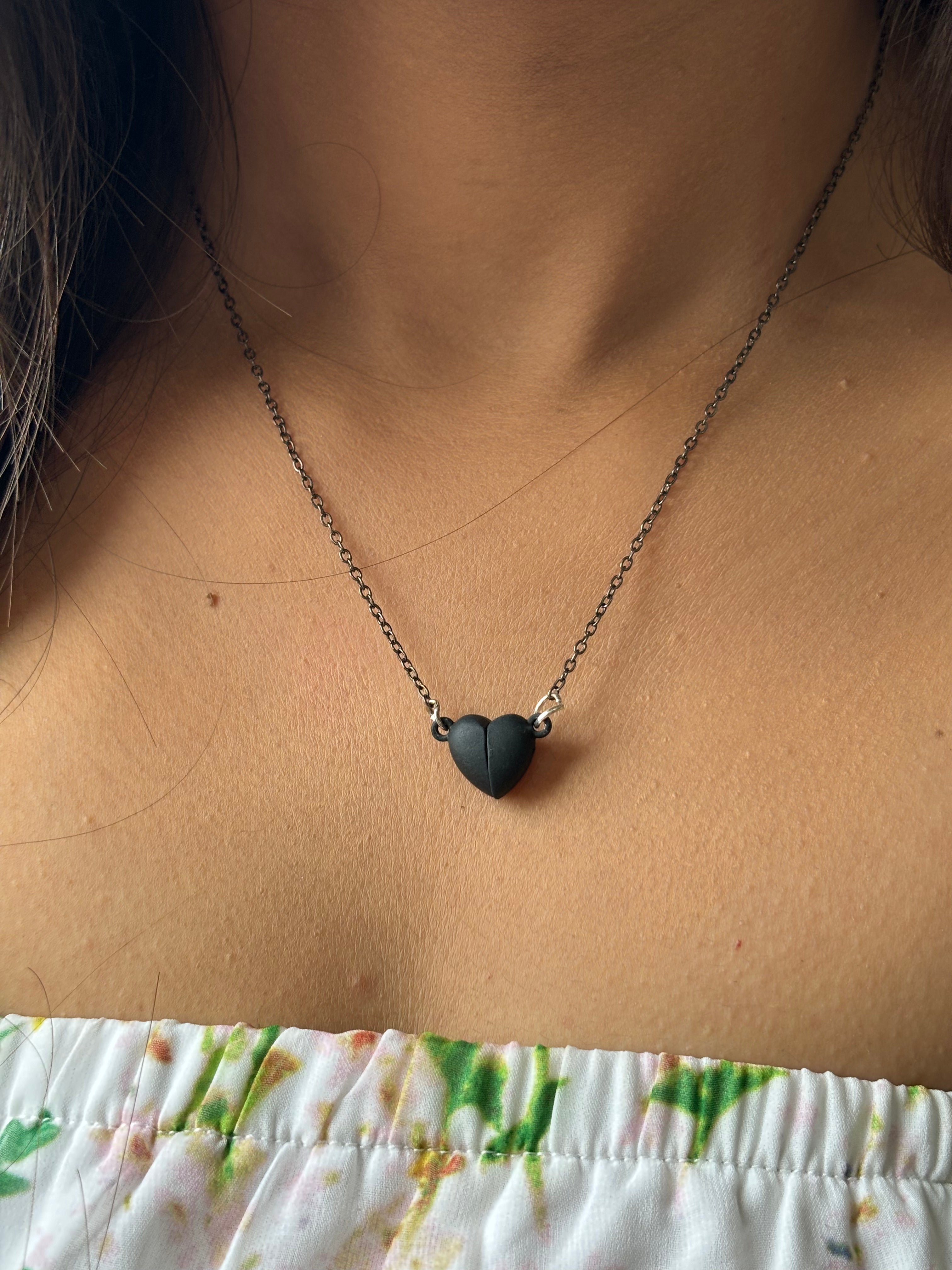 Crystal Heart Name Necklace + 1 Free Gift