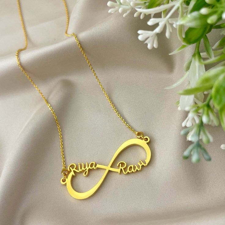 infinity Personalized Your Name Necklace Jewelry Necklace Gift For Birthday Anniversary