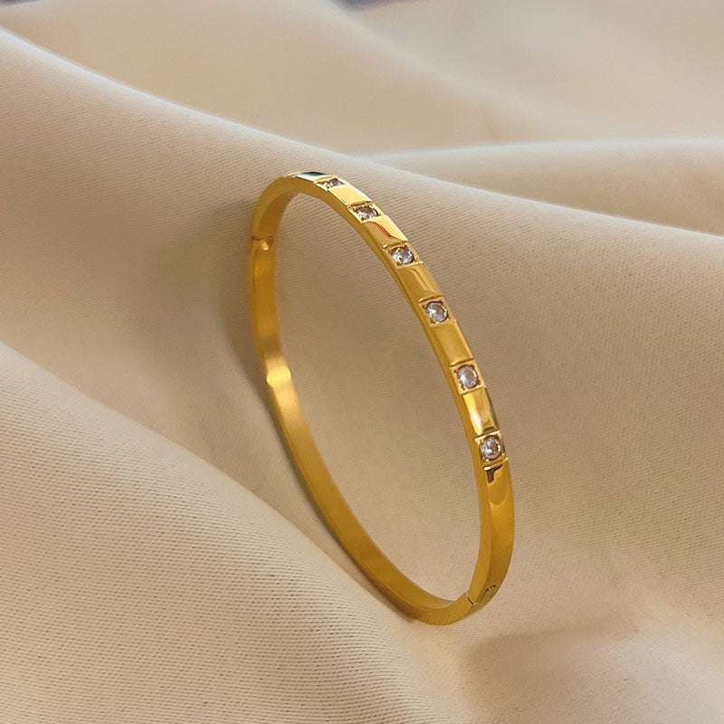 Midas Glinted Gold Bracelet