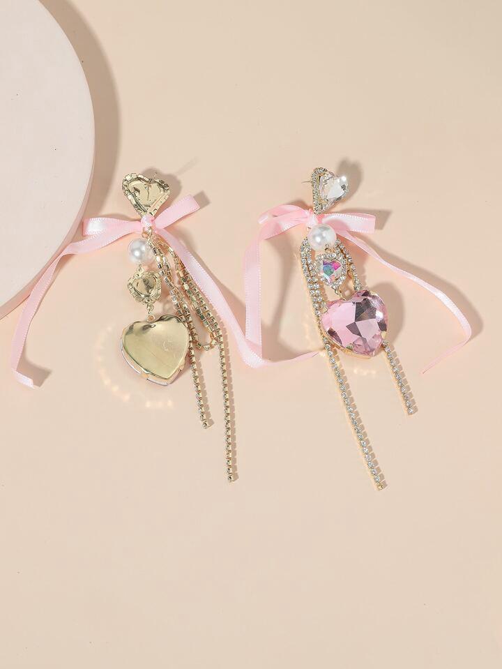 Pinky Party Struck Earrings