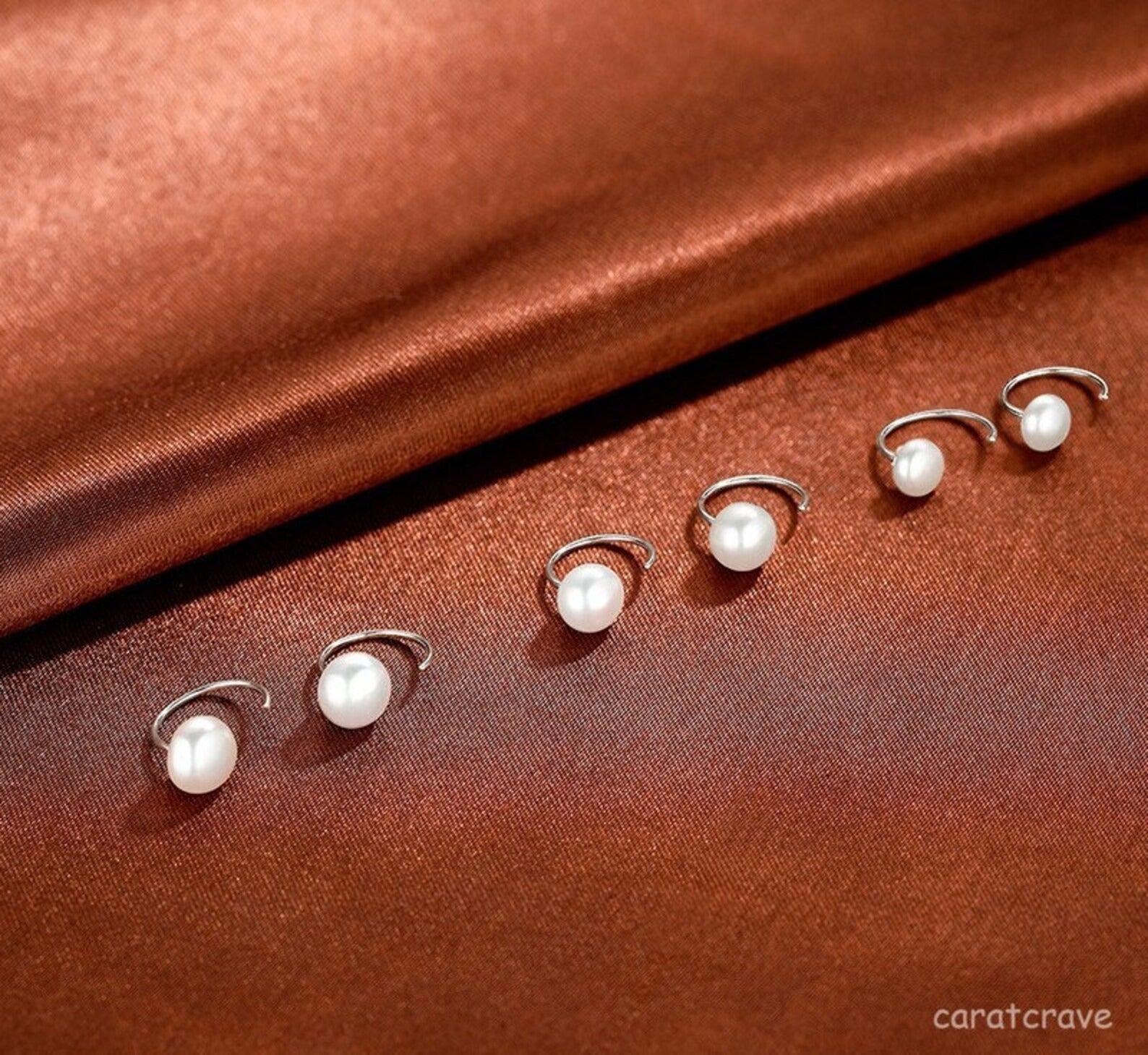 Charming Pearl Mini Hoop Earrings