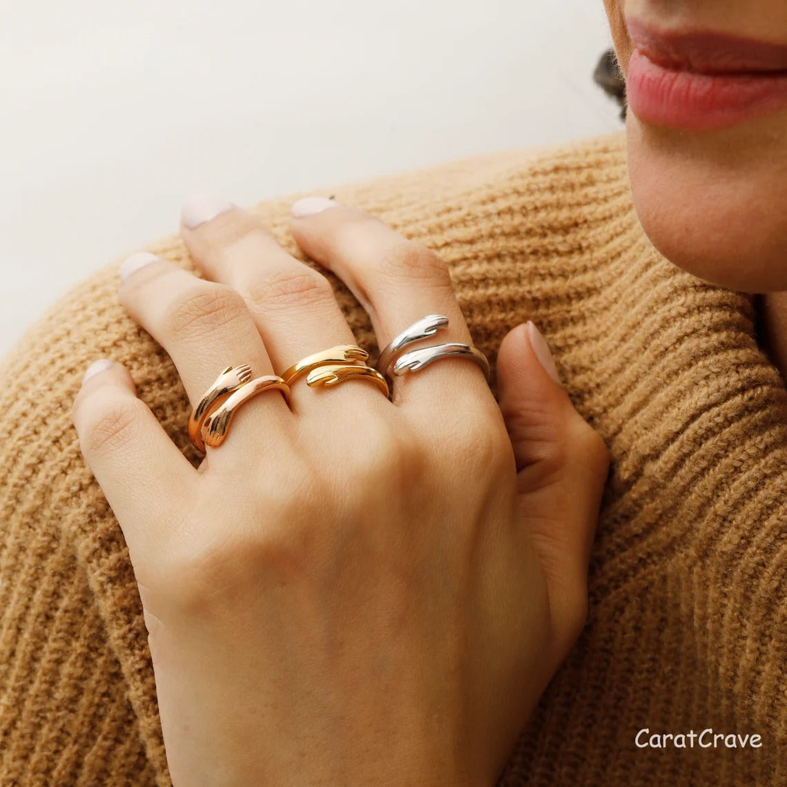 Stackable Hug Ring