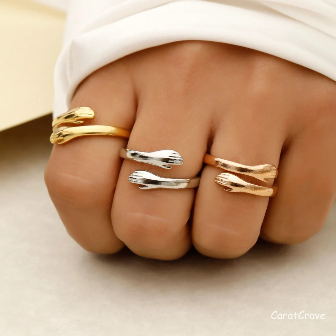 Stackable Hug Ring
