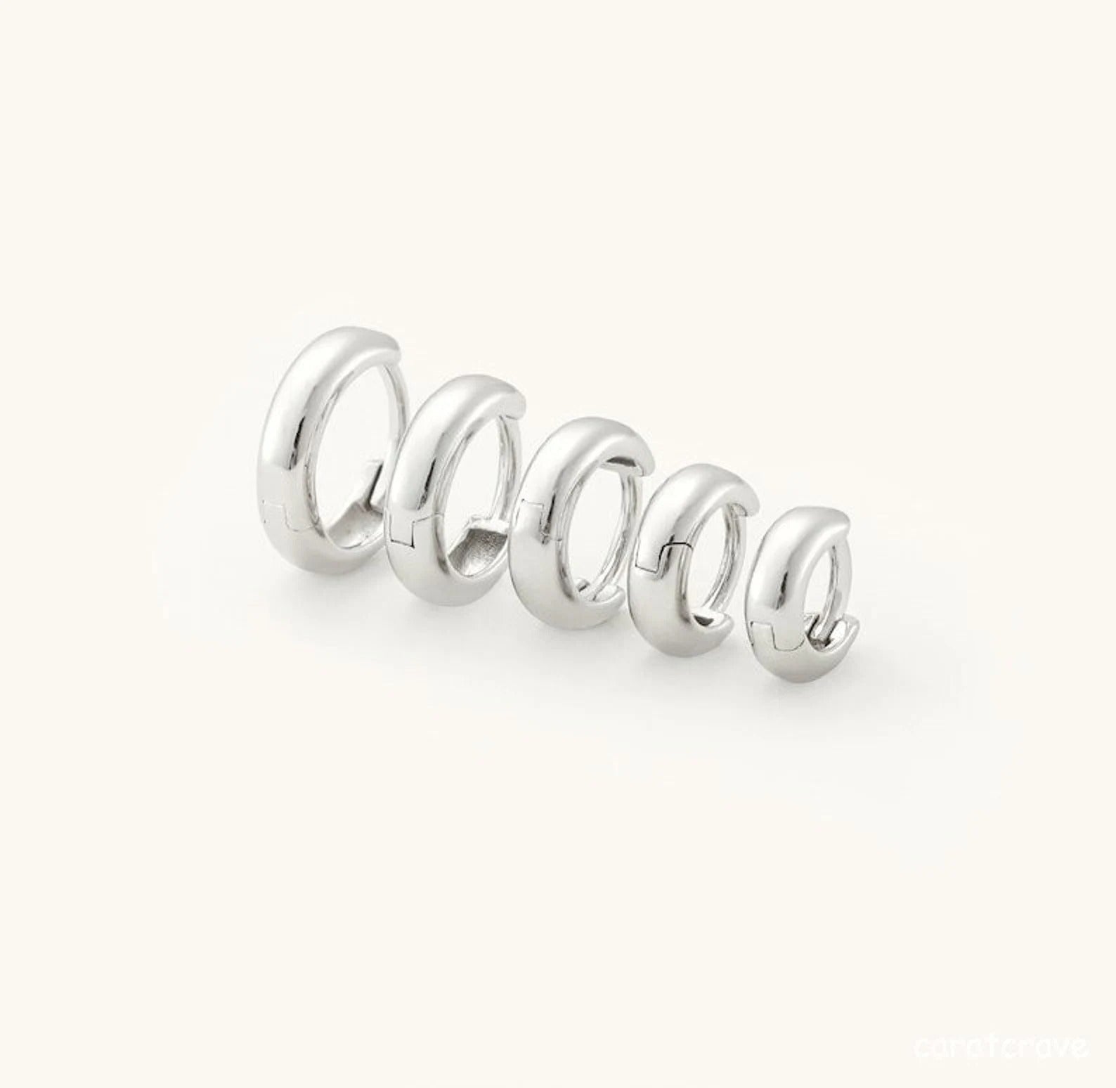 Chic Gold Huggie Earrings