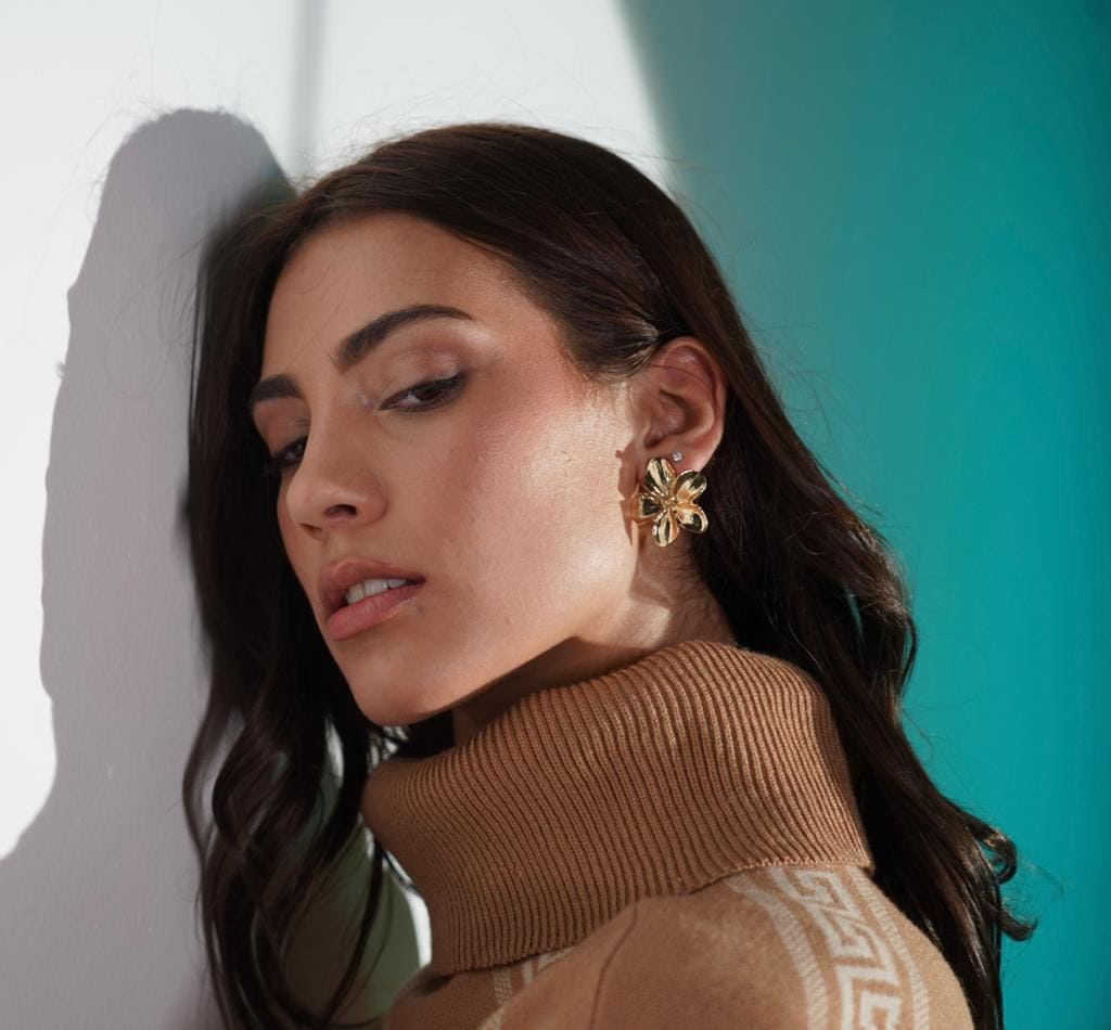 Flower Earring - Statement Earring