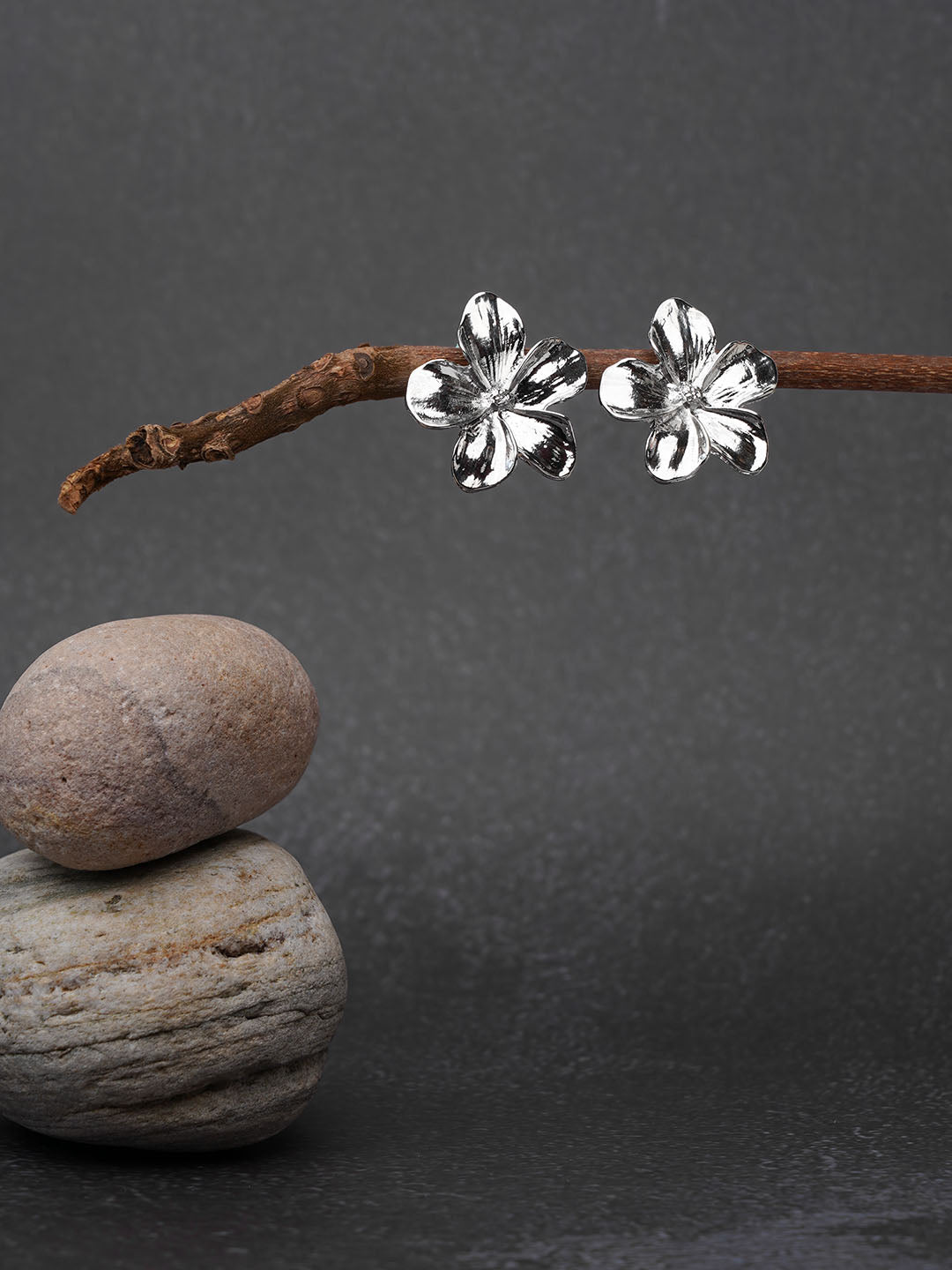 Flower Earring Silver