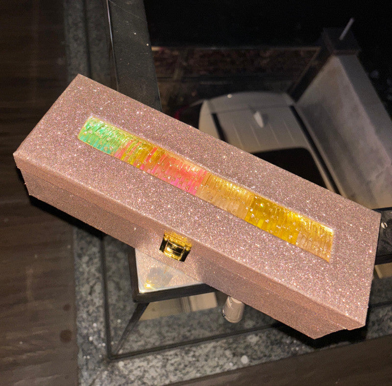 18 Dozen+ Golden Transparent Box