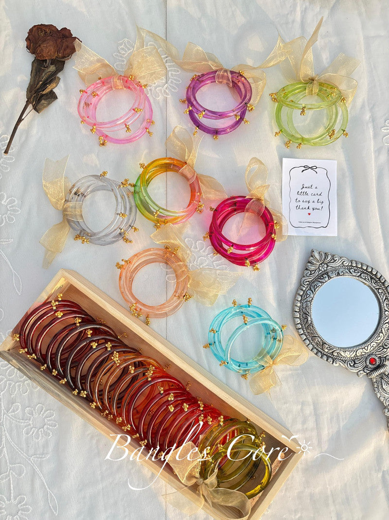 Glass Ghungroo Kada(2.4 size)