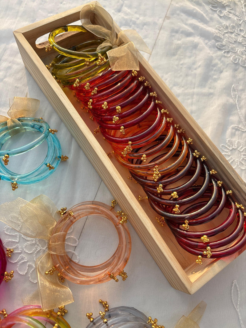 Glass Ghungroo Kada(2.4 size)