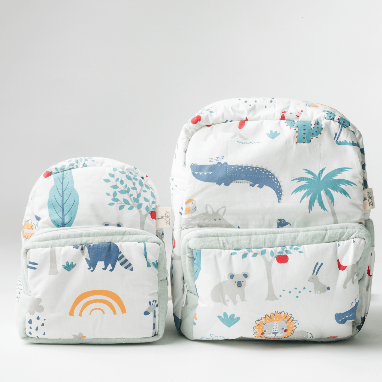 Happy Animal Tribe School Bag (Personalise)
