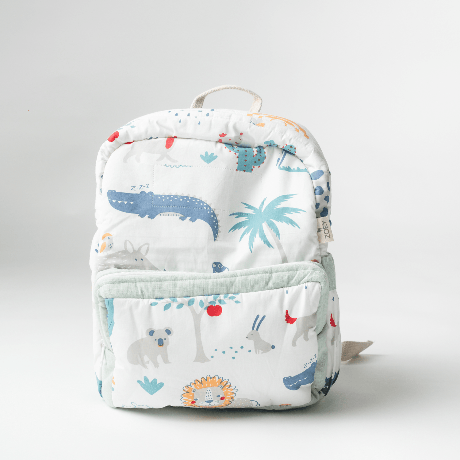 Happy Animal Tribe School Bag (Personalise)