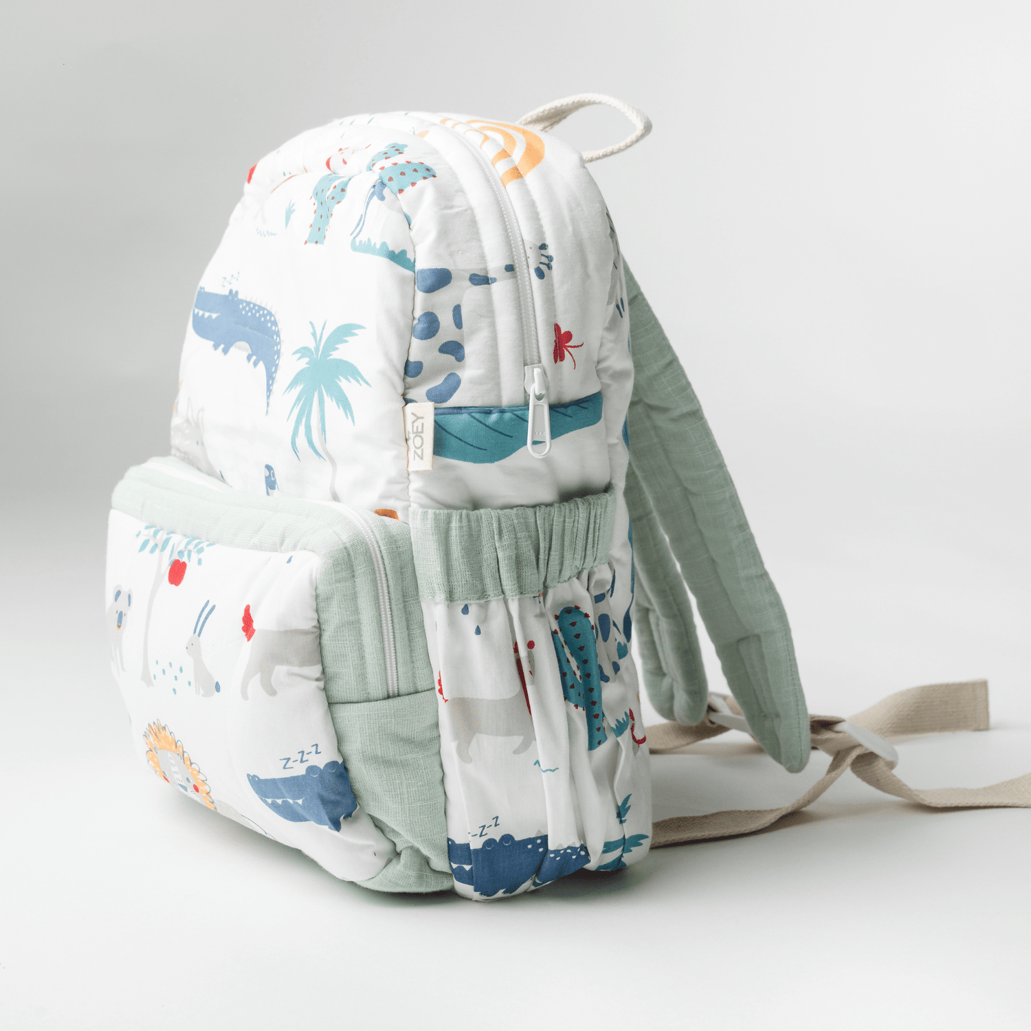 Happy Animal Tribe School Bag (Personalise)