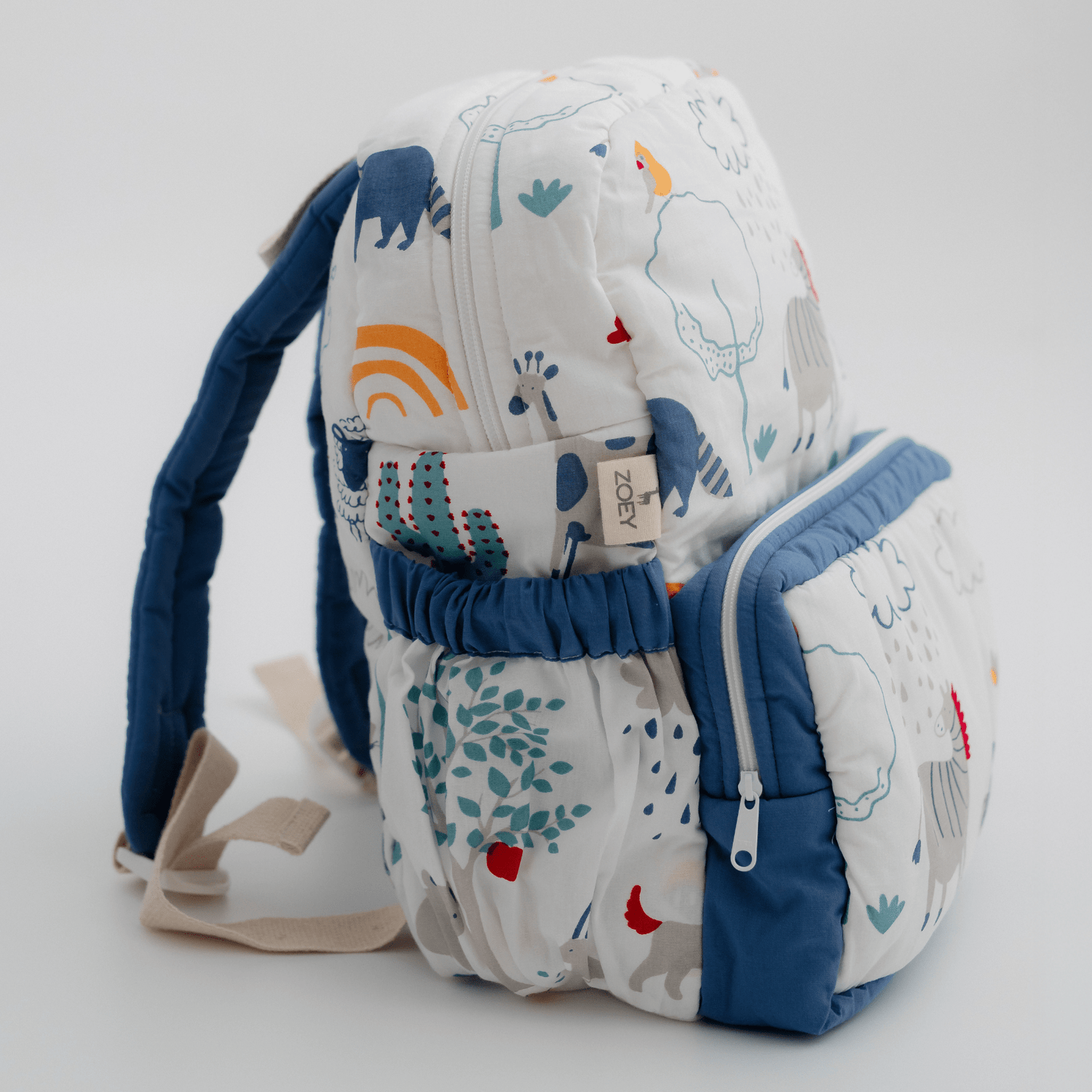 Happy Animal Tribe School Bag (Personalise)