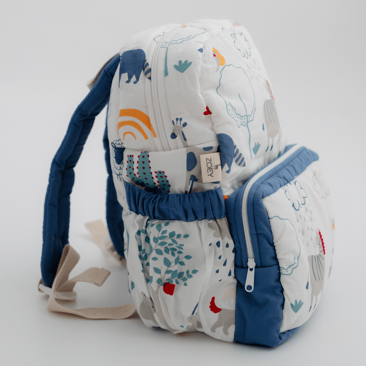 Happy Animal Tribe School Bag (Personalise)