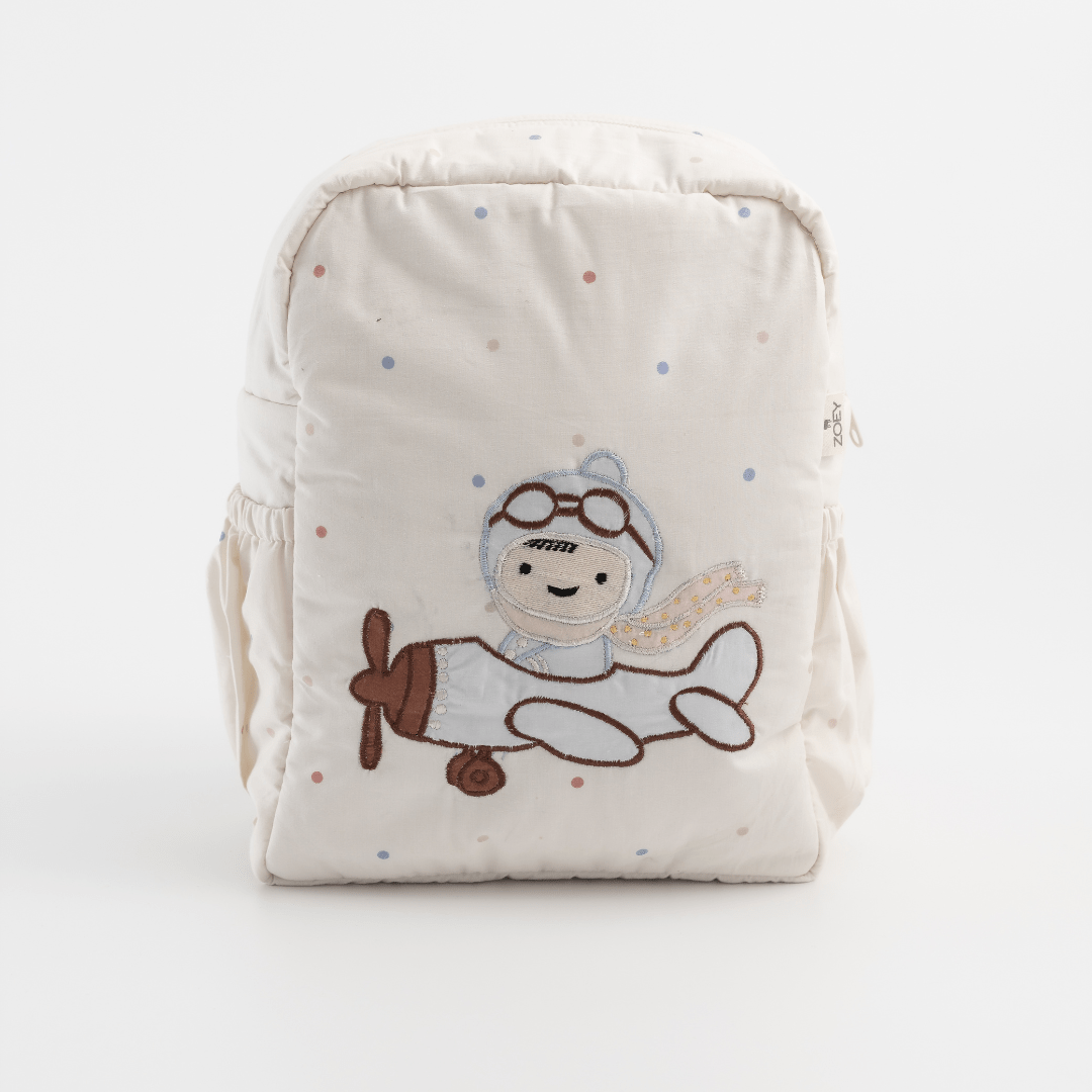 Handcrafted Little Aviator School Bag (Personalise)