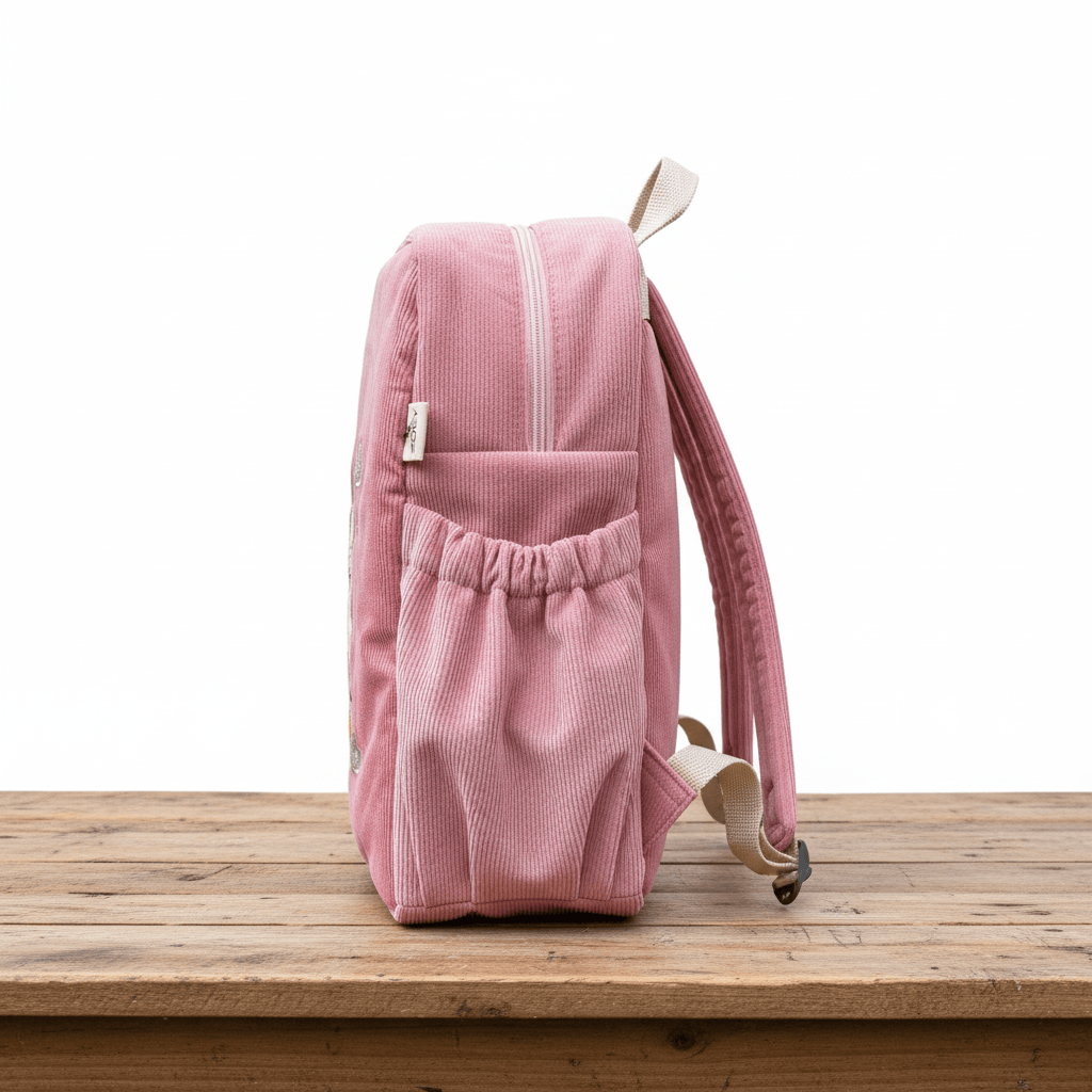 Handcrafted Unicorn Charm Corduroy Bag (Personalise)