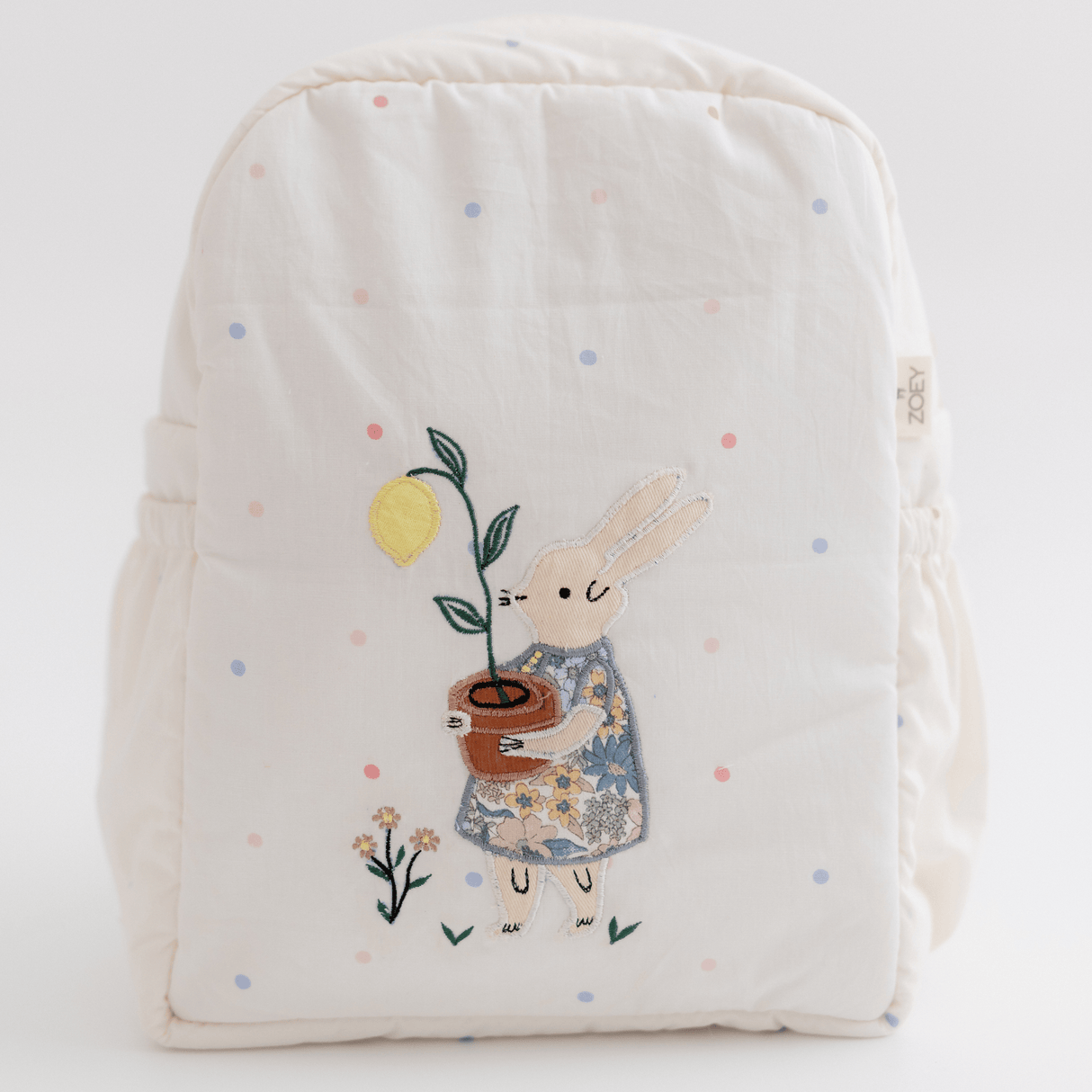Rabbit's Garden School Bag (Personalise)