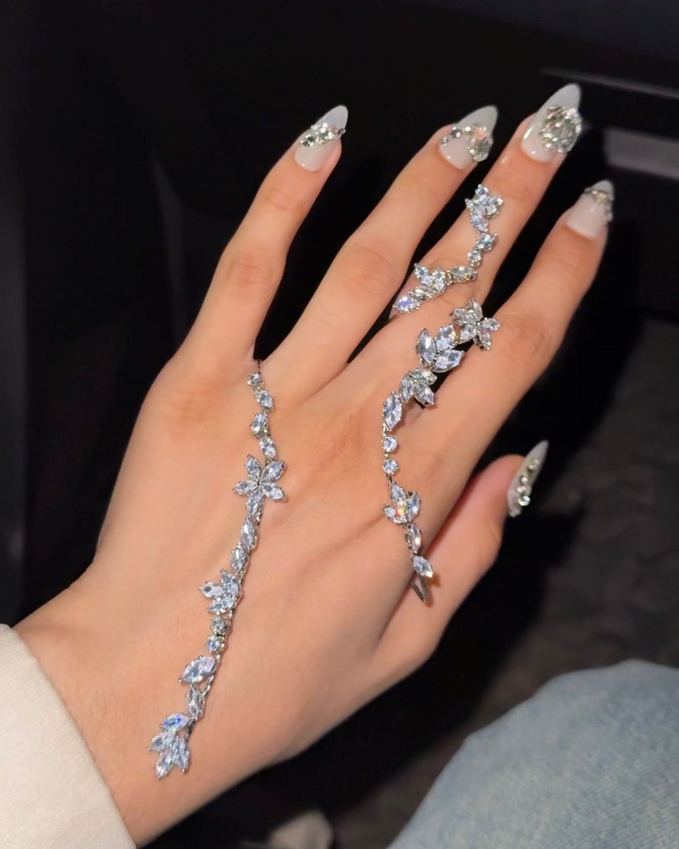 Blossom Glow hand jewellery