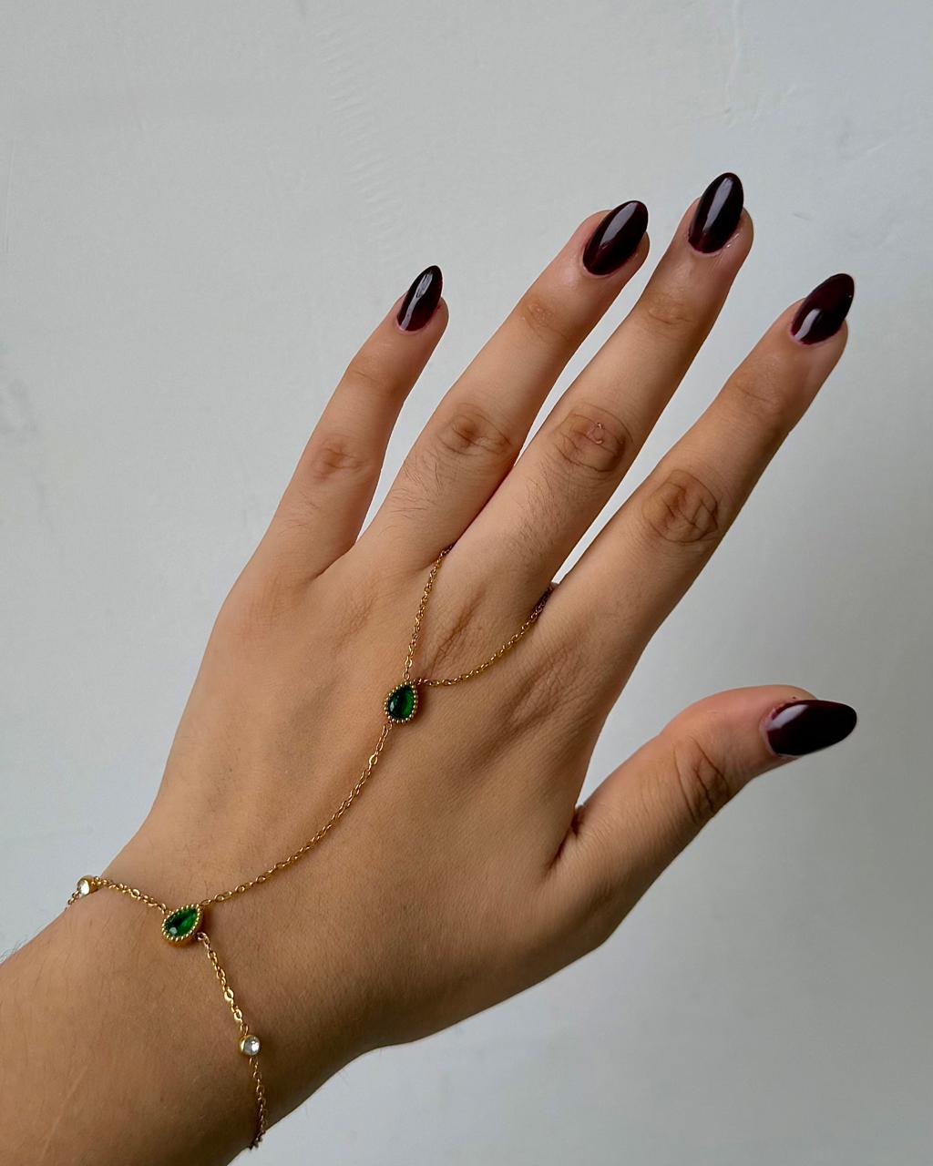 Petal Radiance Hand Jewelery
