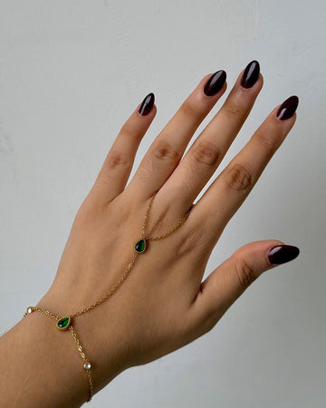 Petal Radiance Hand Jewelery