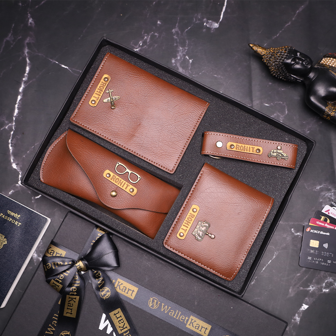 Personalized Leather Name Men's Wallet