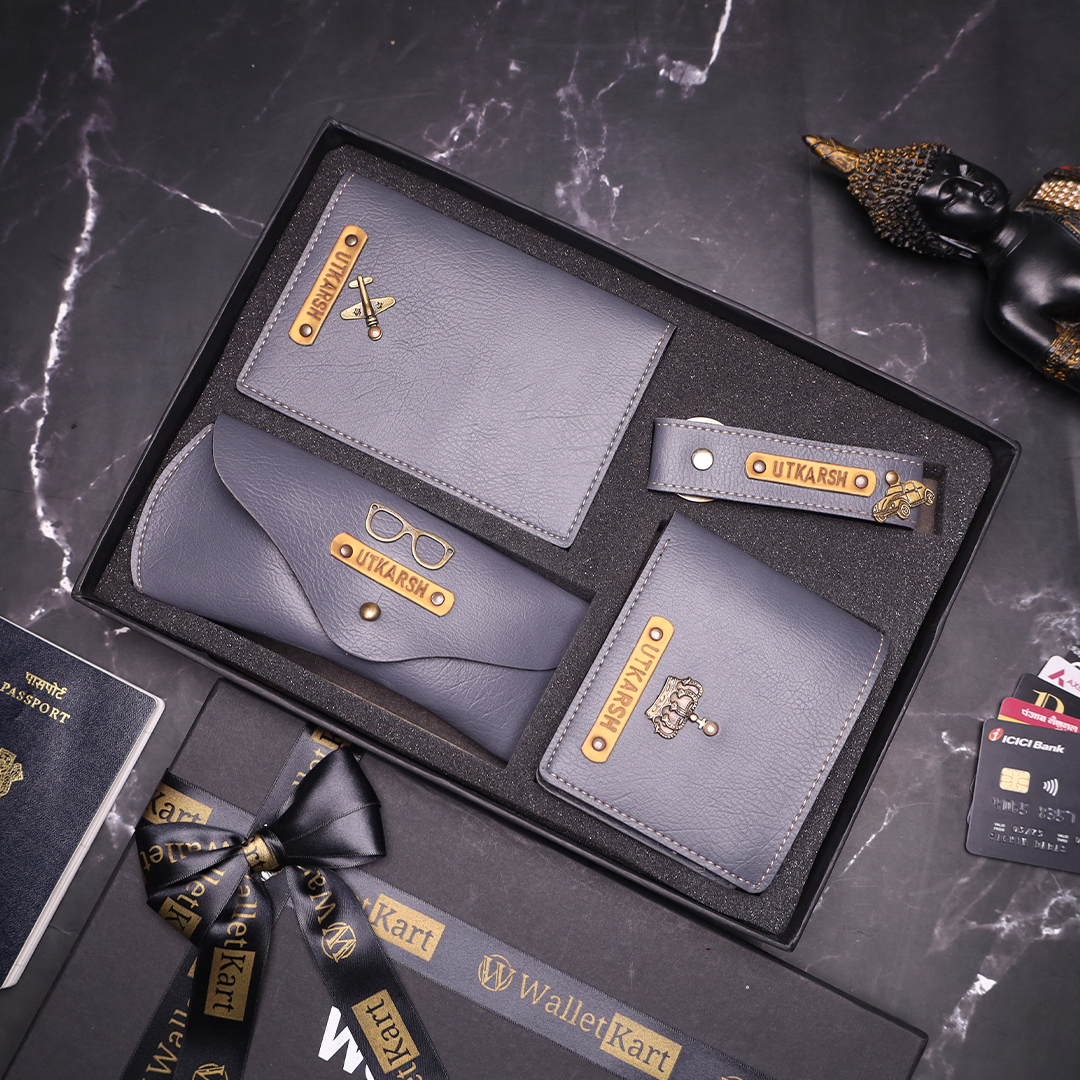Personalized Leather Name Men's Wallet