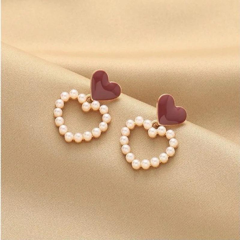 Mi Amour Heart Earrings