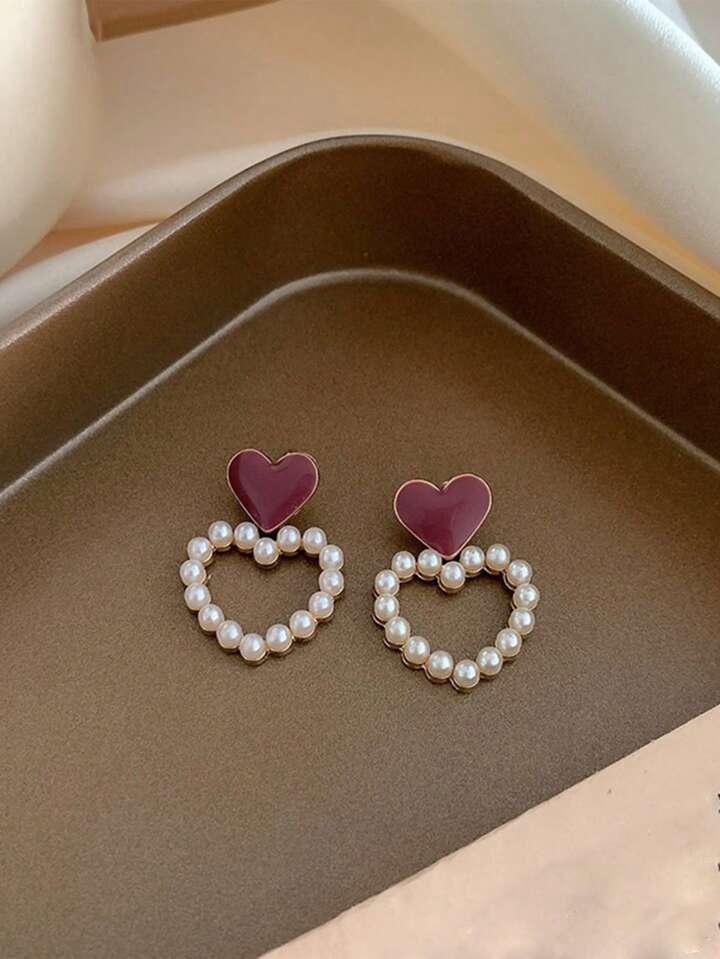 Mi Amour Heart Earrings