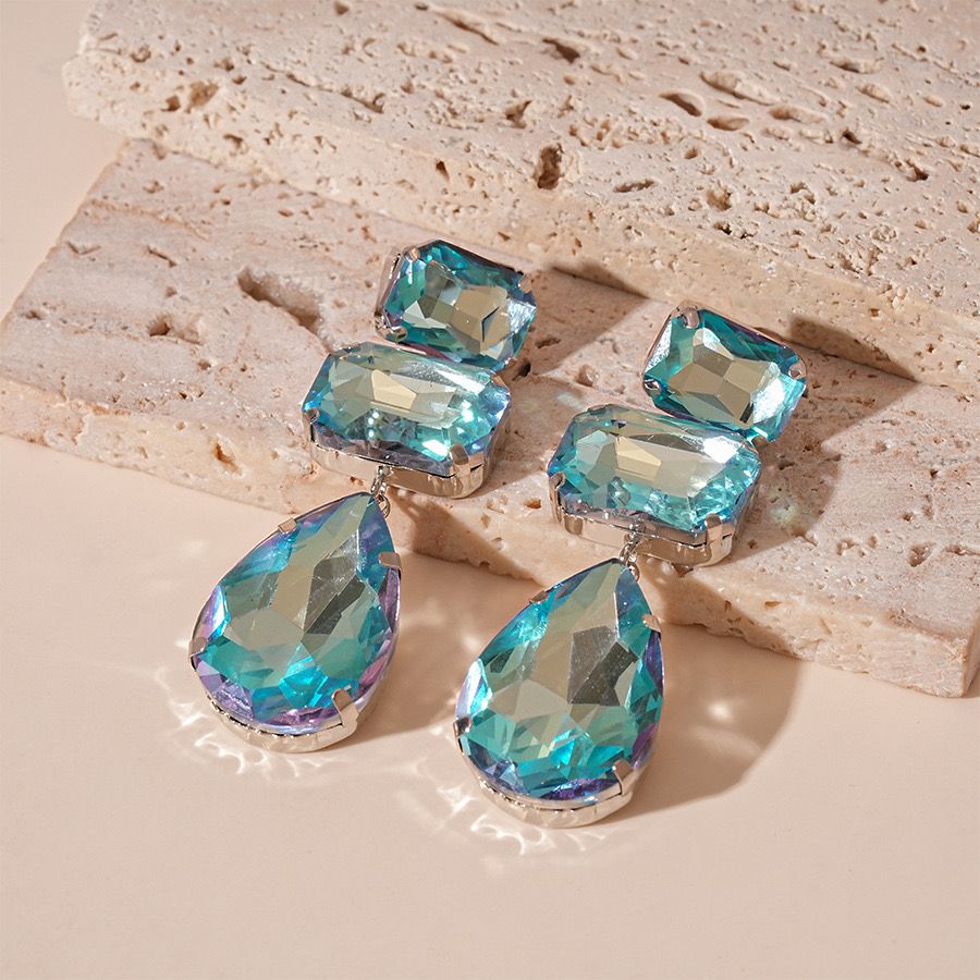 Purple Swirls Earrings (Copy)On the Rocks Blue Earrings